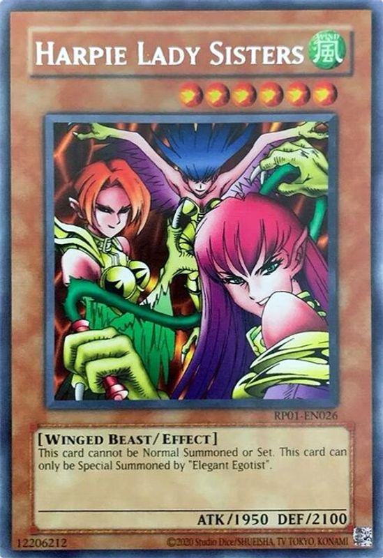 Harpie Lady Sisters (2020 Date Reprint) - RP01-EN026 - Rare