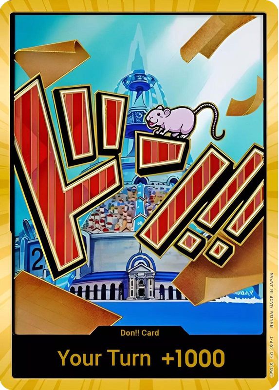 DON!! Card (Iceberg) (Gold) - PRB01 - DON!!