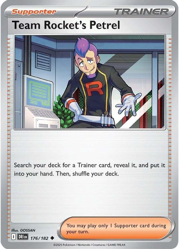 Team Rocket's Petrel - 176/182 - Uncommon