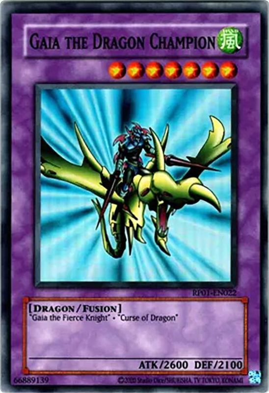 Gaia the Dragon Champion (2020 Date Reprint) - RP01-EN022 - Super Rare