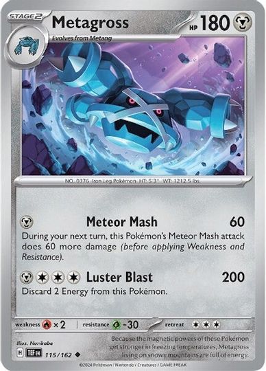 Metagross - 115/162 - Uncommon