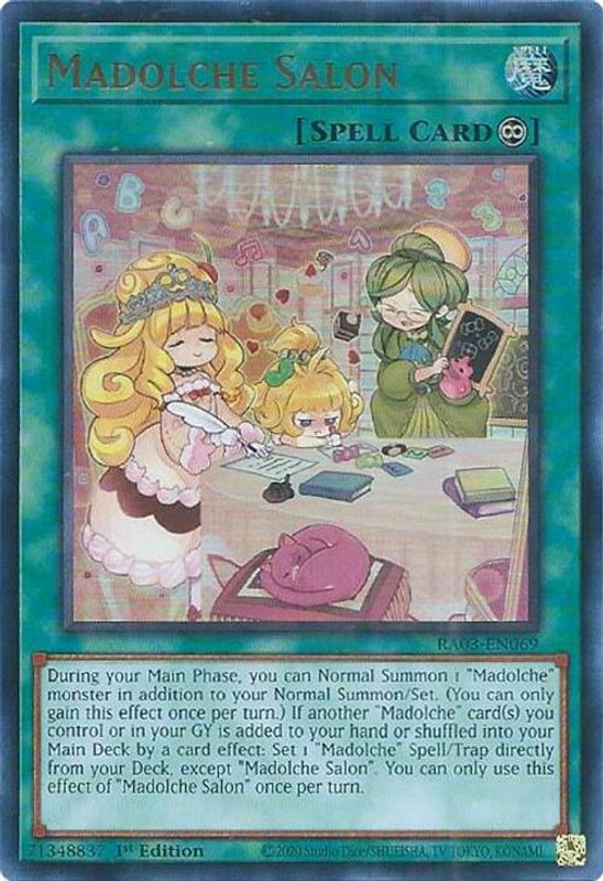 Madolche Salon (UR) - RA03-EN069 - Ultra Rare - 1st Edition