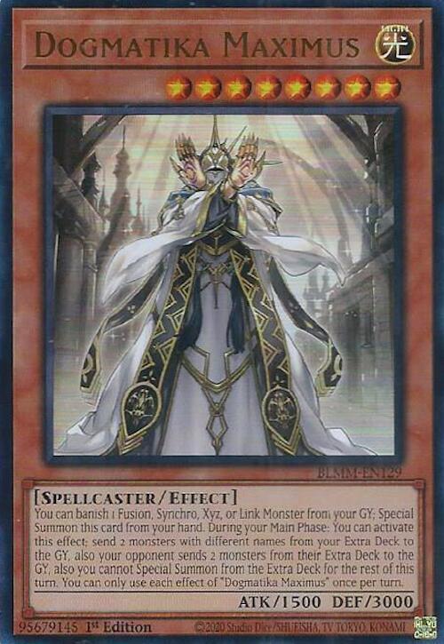 Dogmatika Maximus - BLMM-EN129 - Ultra Rare - 1st Edition