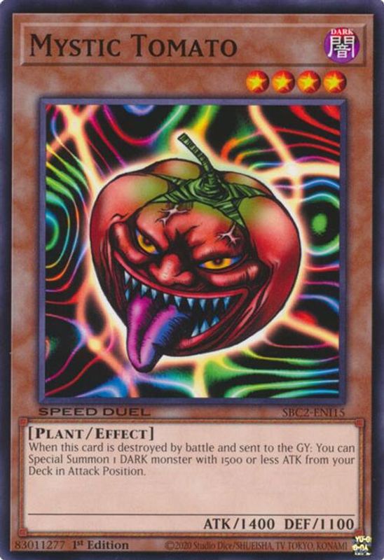 Mystic Tomato - SBC2-ENI15 - Common - 1st Edition