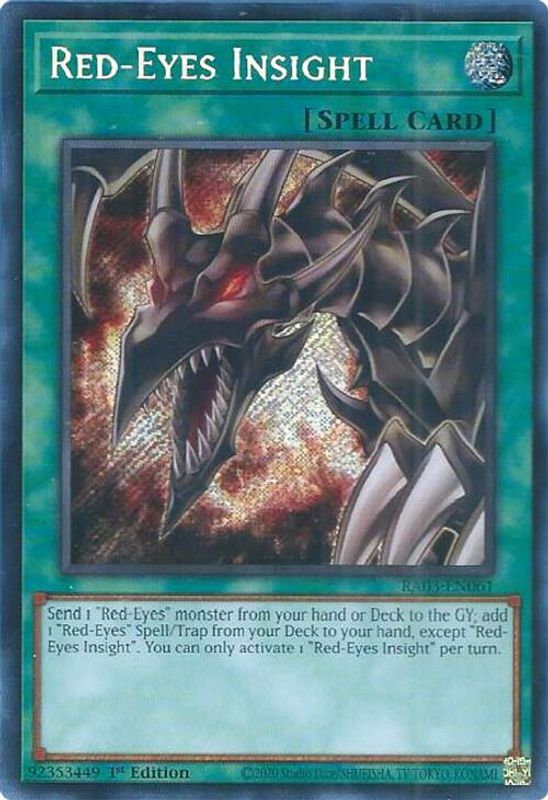 Red-Eyes Insight (Secret Rare) - RA03-EN061 - Secret Rare - 1st Edition