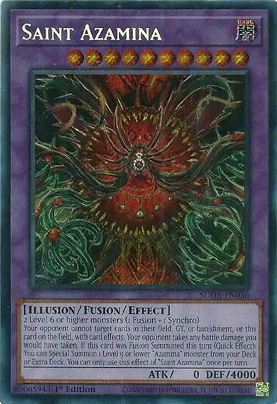 Saint Azamina - SUDA-EN036 - Secret Rare - 1st Edition