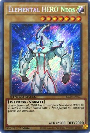 Elemental HERO Neos (Secret Rare) - SGX4-ENA01 - Secret Rare  - 1st Edition