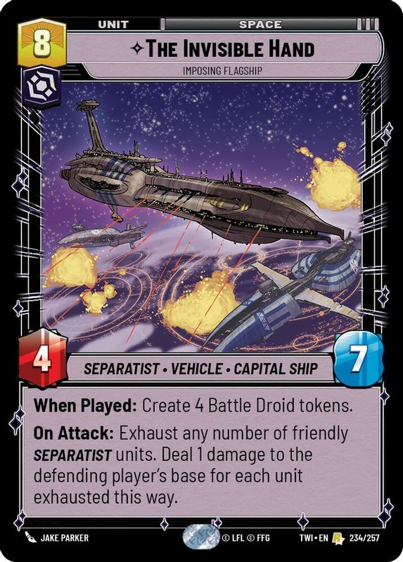 The Invisible Hand - Imposing Flagship - 234/257 - Rare