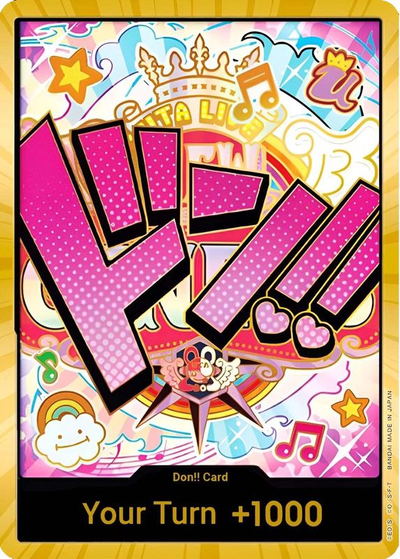 DON!! Card (Uta) (Gold) - PRB01 - DON!!