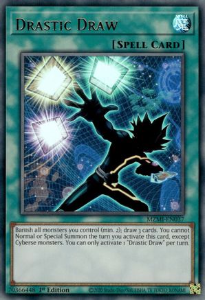 Drastic Draw - MZMI-EN037 - Ultra Rare - 1st Edition