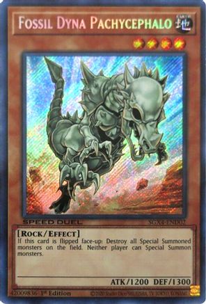 Fossil Dyna Pachycephalo (Secret Rare) - SGX4-END02 - Secret Rare  - 1st Edition