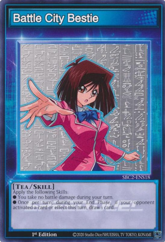 Battle City Bestie - SBC2-ENS18 - Common - 1st Edition