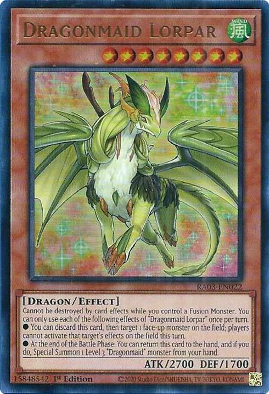Dragonmaid Lorpar (UR) - RA03-EN022 - Ultra Rare - 1st Edition