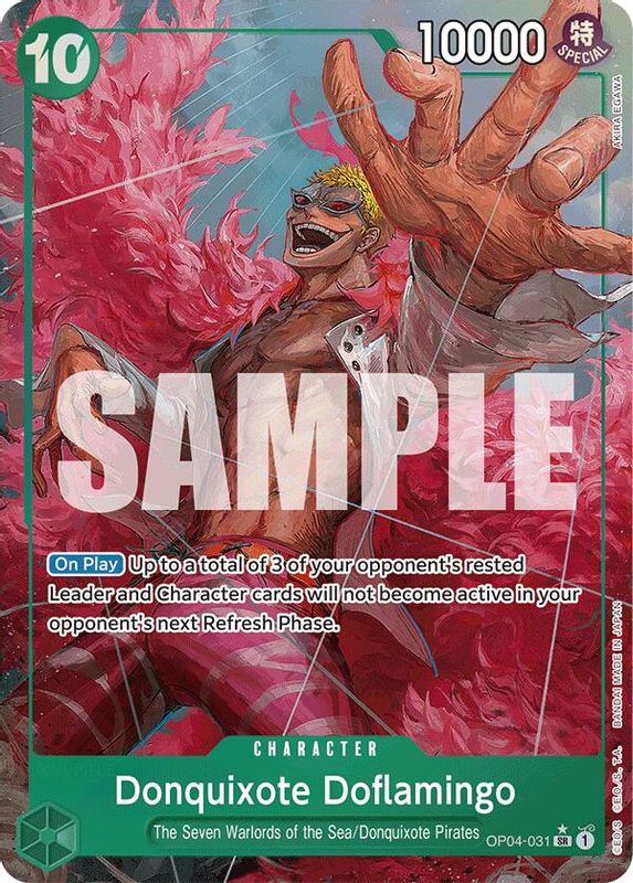 Donquixote Doflamingo (PRB01) (Alternate Art) - OP04-031 - Super Rare