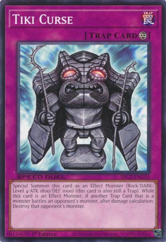 Tiki Curse - SBC2-ENG15 - Common - 1st Edition