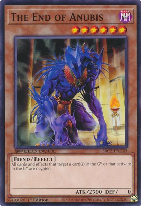 The End of Anubis - SBC2-ENG03 - Common - 1st Edition