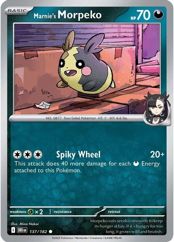 Marnie's Morpeko - 137/182 - Common