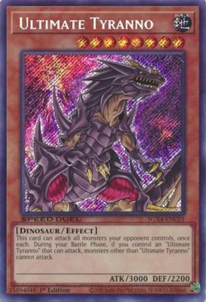 Ultimate Tyranno (Secret Rare) - SGX4-ENC01 - Secret Rare  - 1st Edition
