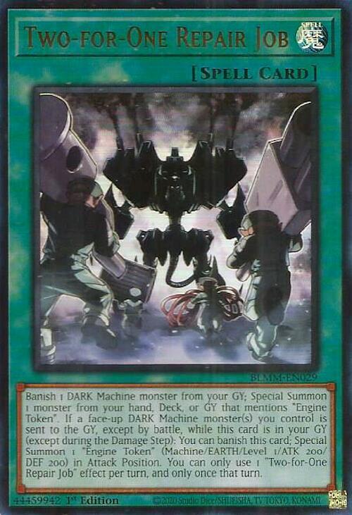 Two-for-One Repair Job - BLMM-EN029 - Ultra Rare - 1st Edition