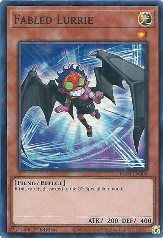 Fabled Lurrie - RA03-EN003 - Super Rare - 1st Edition
