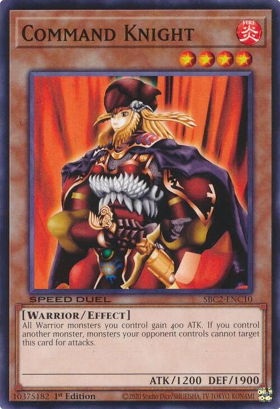 Command Knight - SBC2-ENC10 - Common - 1st Edition