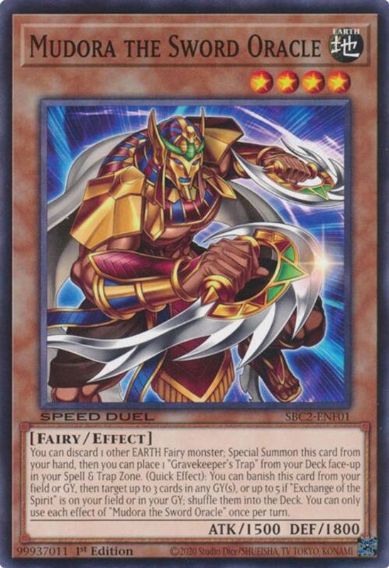 Mudora the Sword Oracle - SBC2-ENF01 - Common - 1st Edition