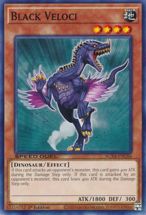 Black Veloci - SGX4-ENC06 - Common  - 1st Edition