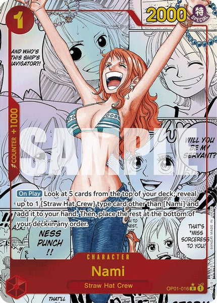 PSA10 ナミ コミパラ 016 One Piece Nami Manga 401 Games Canada - Nami (Manga) - OP01-016 - Rare