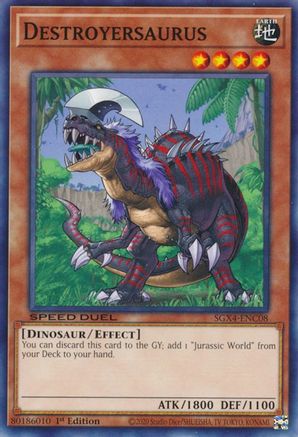 Destroyersaurus - SGX4-ENC08 - Common  - 1st Edition