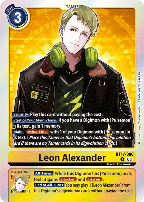 Leon Alexander - BT17-086 - Rare