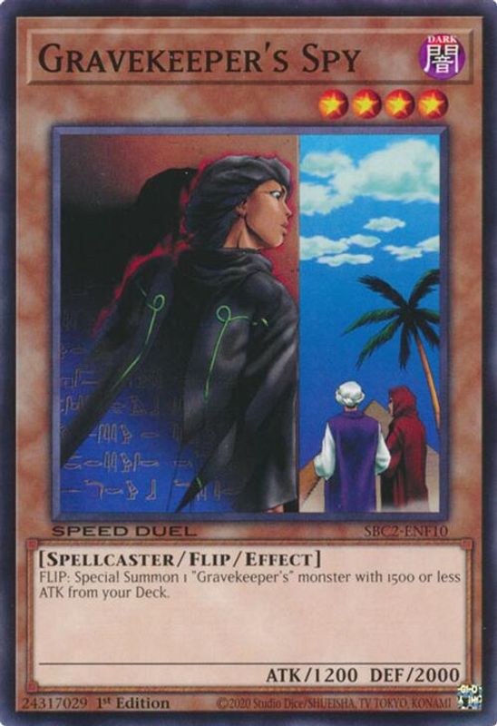 Gravekeeper's Spy - SBC2-ENF10 - Common - 1st Edition