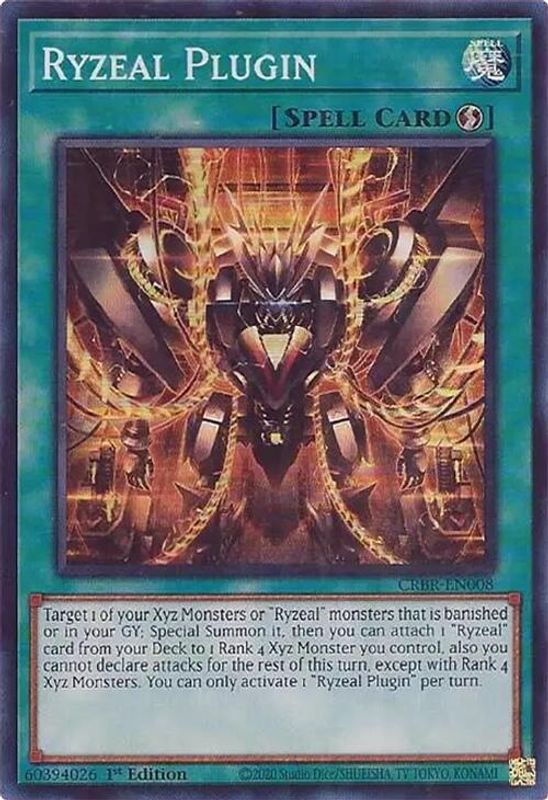 Ryzeal Plugin (SR) - CRBR-EN008 - Super Rare - 1st Edition
