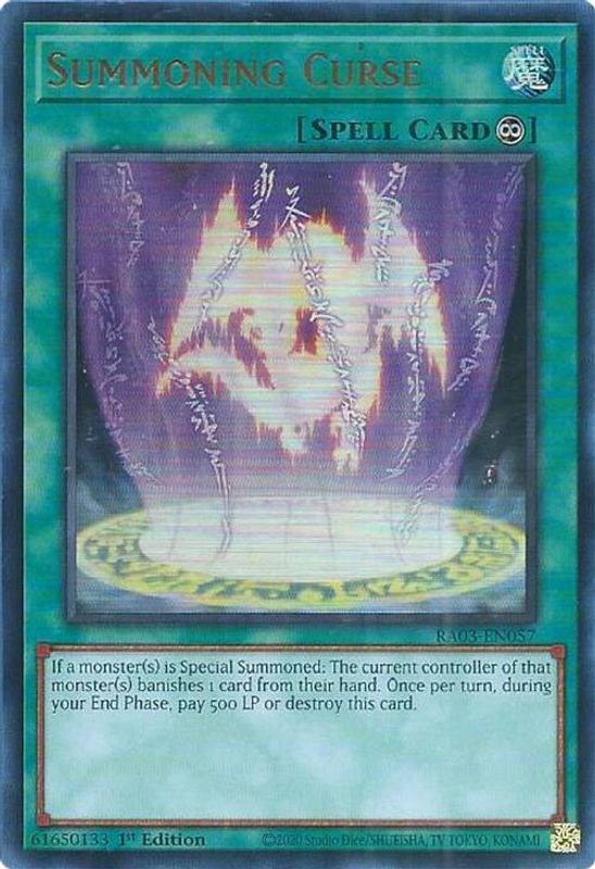Summoning Curse (UR) - RA03-EN057 - Ultra Rare - 1st Edition