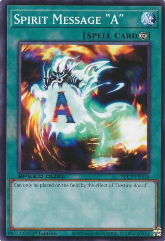Spirit Message A - SBC2-ENE16 - Common - 1st Edition