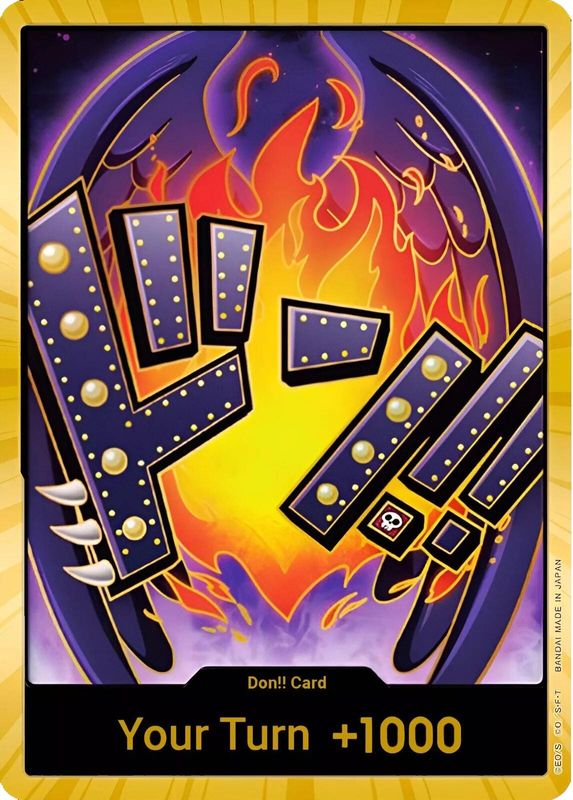 DON!! Card (King) (Gold) - PRB01 - DON!!