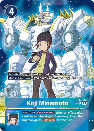 Koji Minamoto (Alternate Art) - BT17-083 - Rare