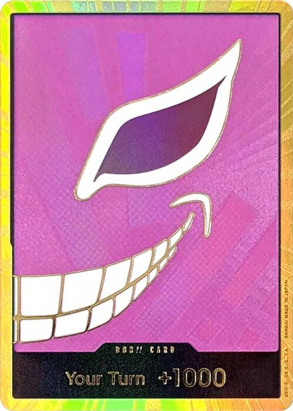 DON!! Card (Donquixote Doflamingo) (Gold) - PRB01 - DON!!
