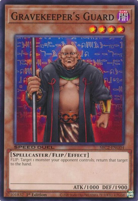 Gravekeeper's Guard - SBC2-ENG04 - Common - 1st Edition