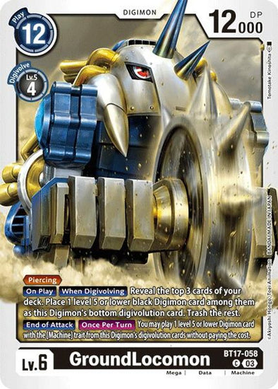 GroundLocomon - BT17-058 - Common