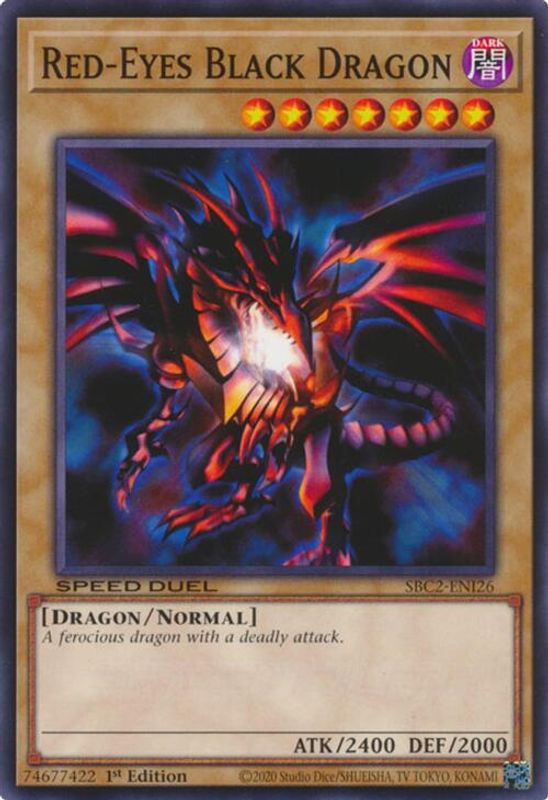 Red-Eyes Black Dragon - SBC2-ENI26 - Common - 1st Edition