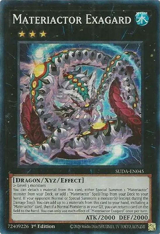 Materiactor Exagard - SUDA-EN045 - Super Rare - 1st Edition