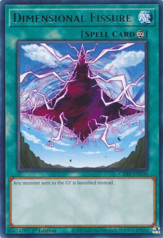 Dimensional Fissure - CRBR-EN030 - Rare - 1st Edition