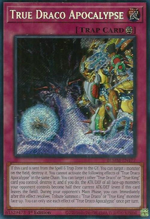True Draco Apocalypse - BLMM-EN177 - Secret Rare - 1st Edition