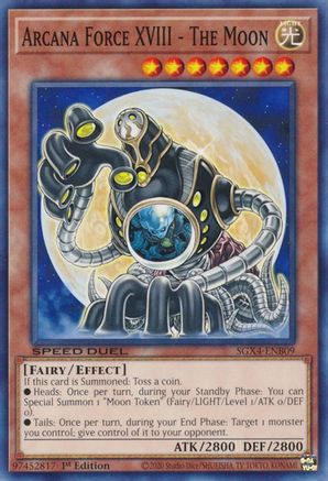 Arcana Force XVIII - The Moon - SGX4-ENB09 - Common  - 1st Edition
