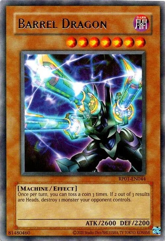 Barrel Dragon (2020 Date Reprint) - RP01-EN044 - Rare