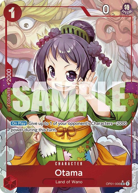 Otama (PRB01) (Full Art) - OP01-006 - Uncommon