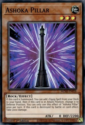 Ashoka Pillar - MZMI-EN018 - Super Rare - 1st Edition