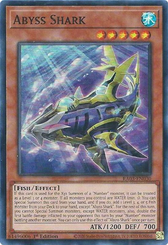 Abyss Shark - RA03-EN030 - Super Rare - 1st Edition