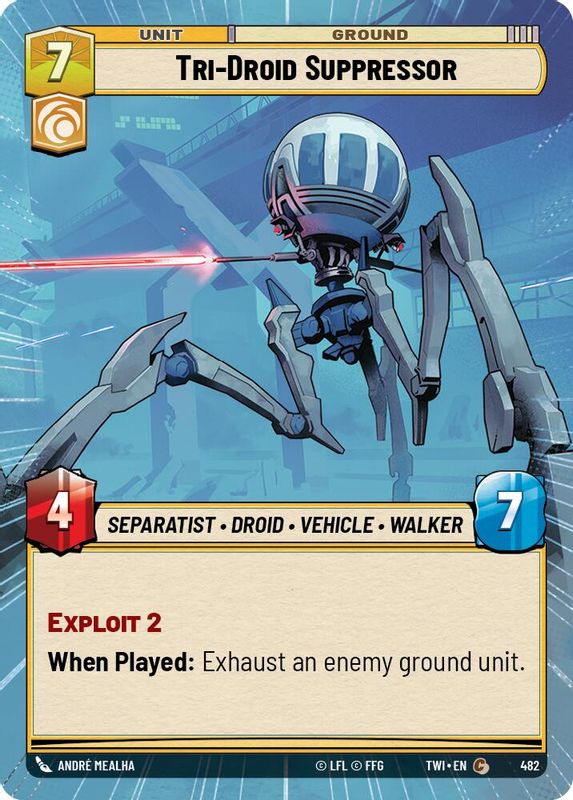 Tri-Droid Suppressor (Hyperspace) - 482 - Common