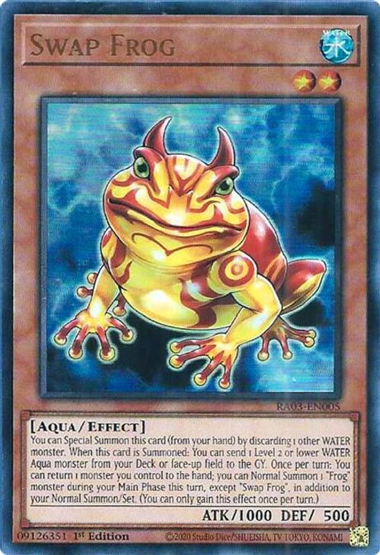 Swap Frog (UR) - RA03-EN005 - Ultra Rare - 1st Edition